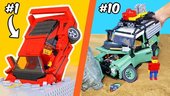 CAR CRASHES in LEGO...